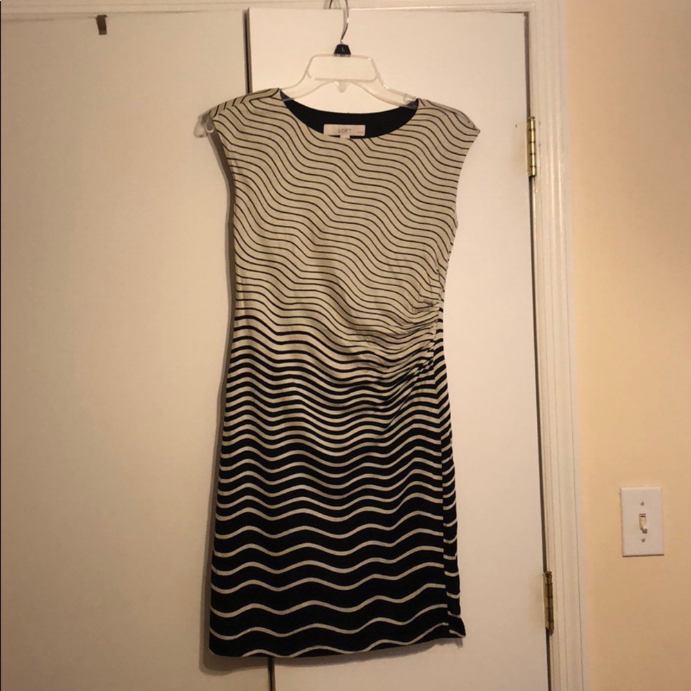 Loft ombré pattern dress